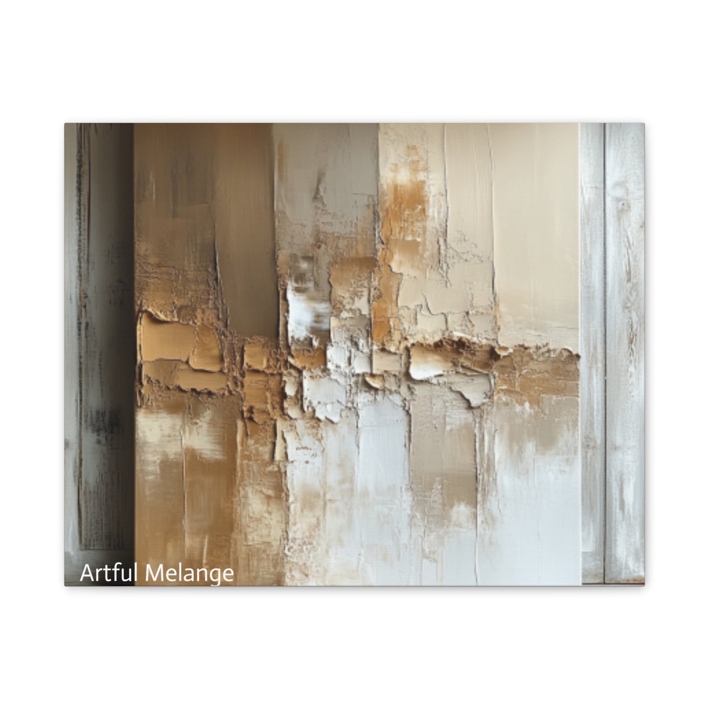 Acrylic Abstract Canvas Print - Richly Textured Artistry