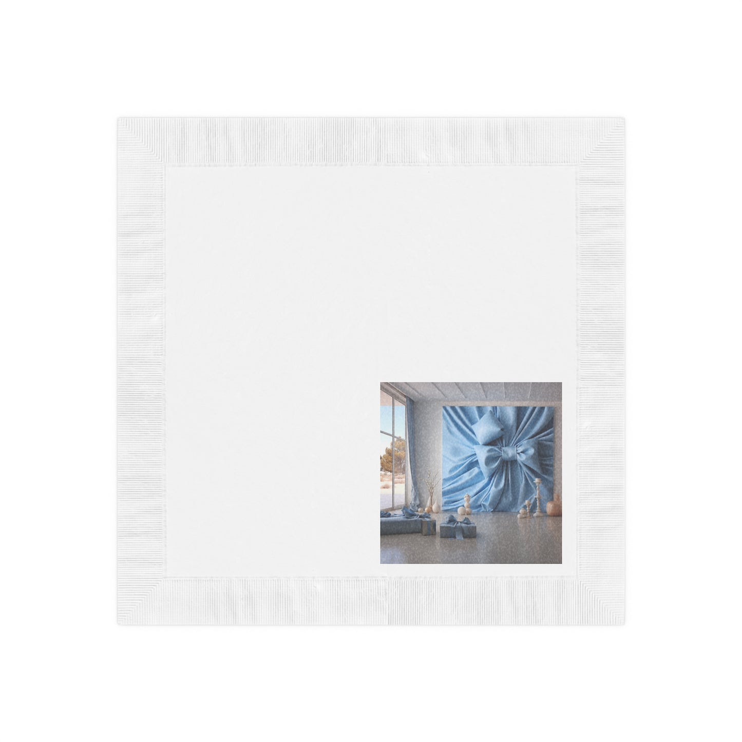 Dynamic Holiday Napkins for Sophisticated Living Spaces