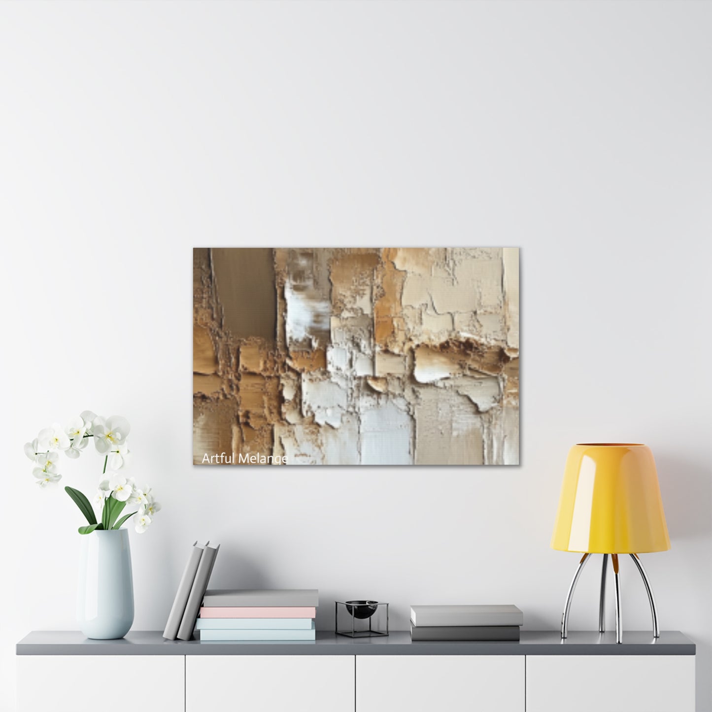 Acrylic Abstract Canvas Print - Richly Textured Artistry