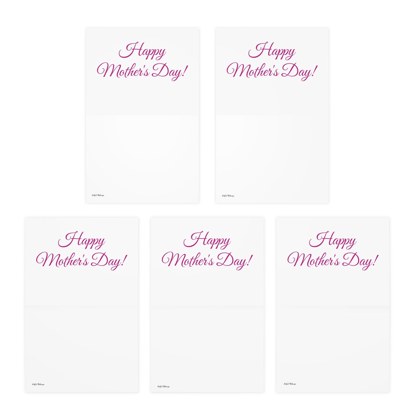 Blossoming Love Mother's Day Note Card Set(5-Pack)