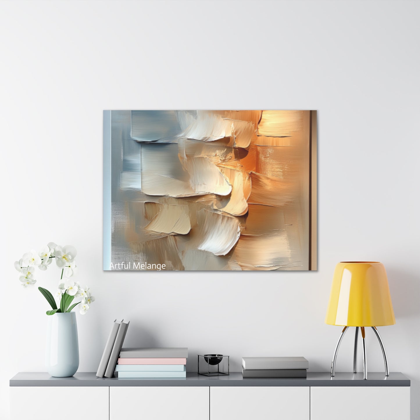 Acrylic Abstract Canvas Print - Richly Textured Artistry