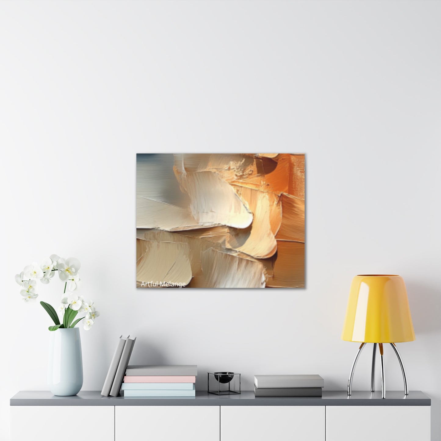 Acrylic Abstract Canvas Print - Richly Textured Artistry