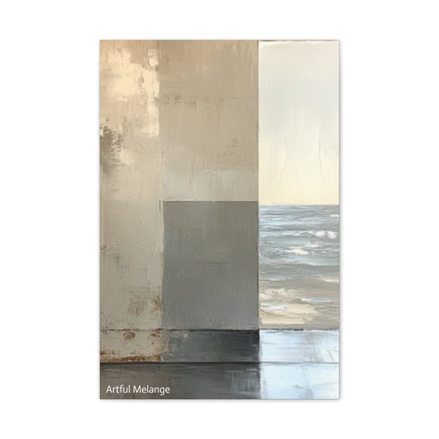 Acrylic Abstract Canvas Print - Richly Textured Artistry
