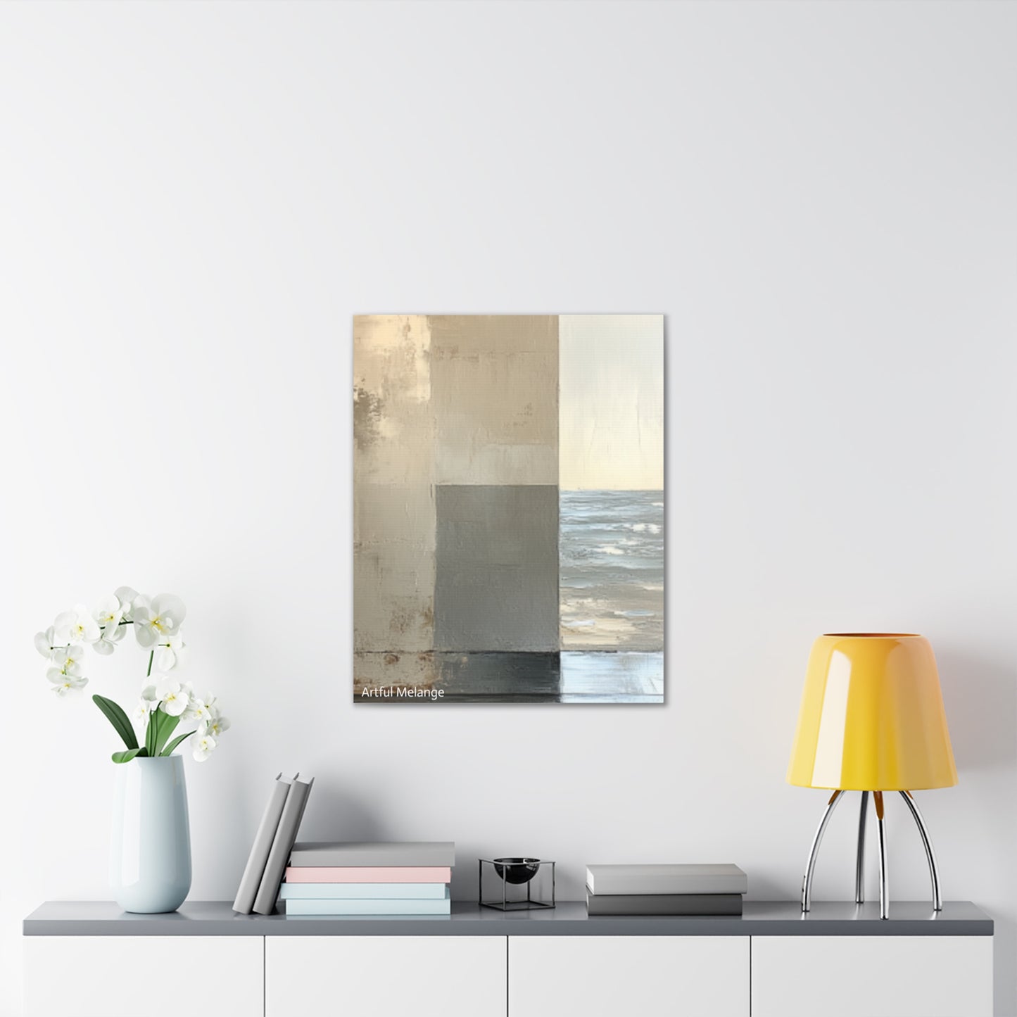 Acrylic Abstract Canvas Print - Richly Textured Artistry