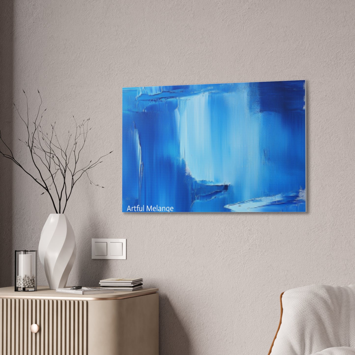 Acrylic Abstract Canvas Print - Richly Textured Artistry