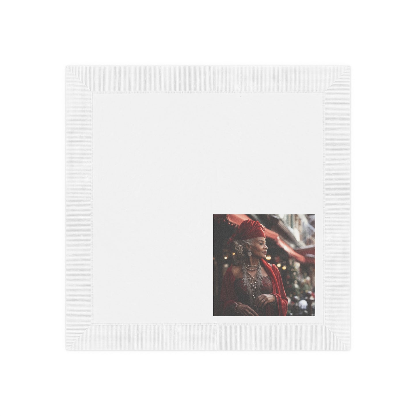 Regal Queen Claus Napkin Set 3
