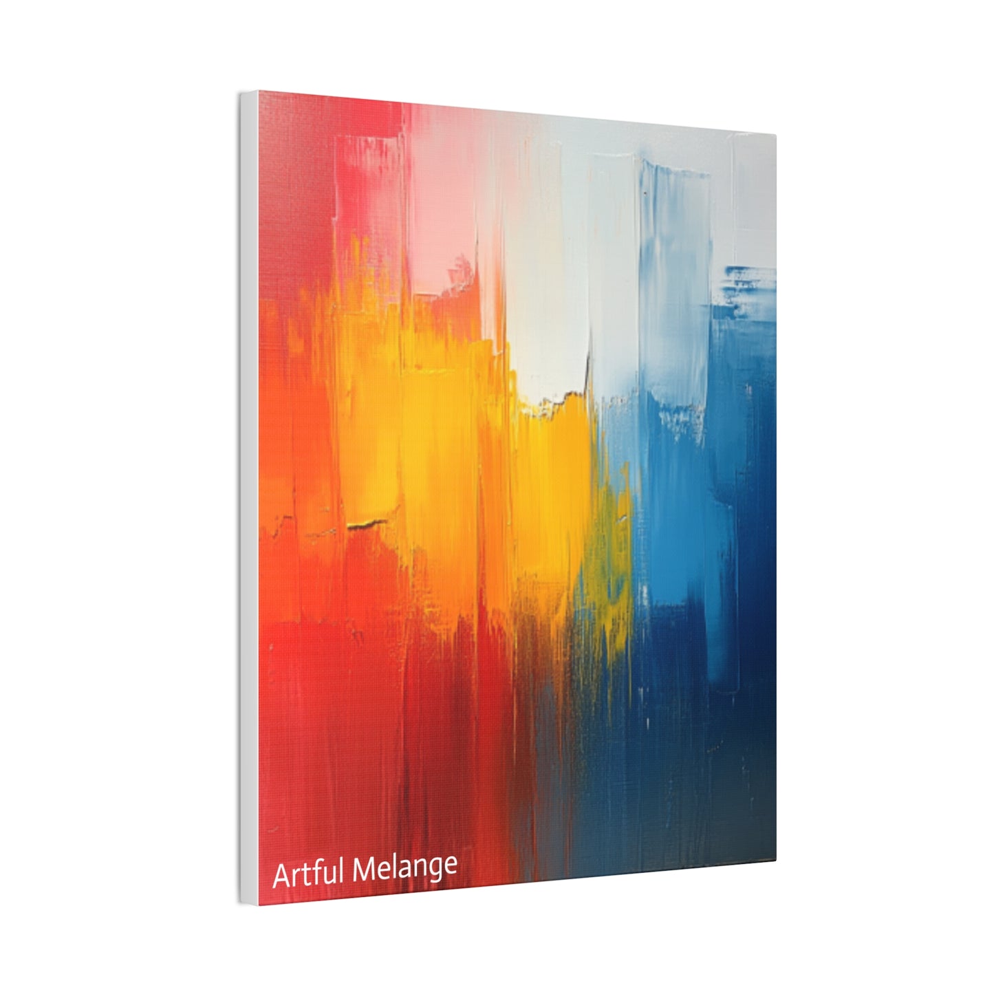 Acrylic Abstract Canvas Print - Richly Textured Artistry