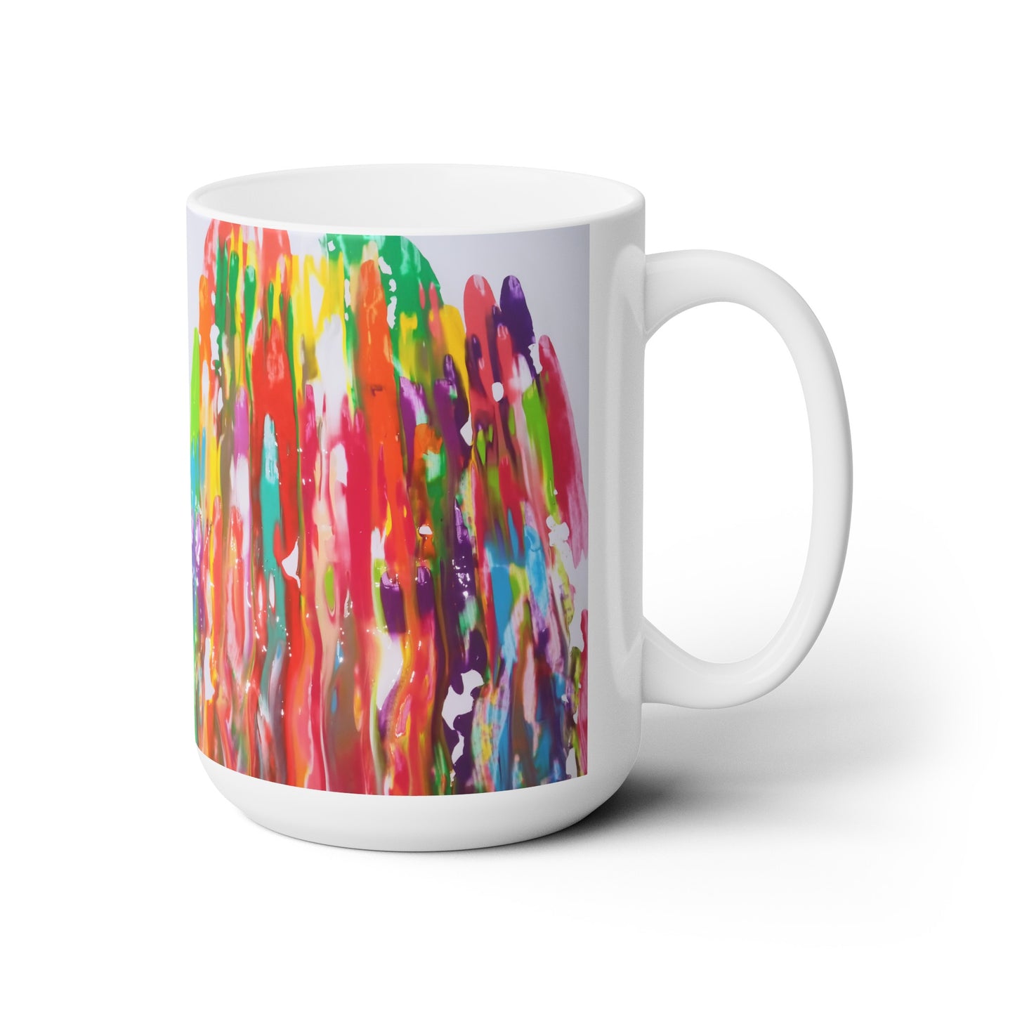 Artsy Abstract Ceramic Mug 15oz
