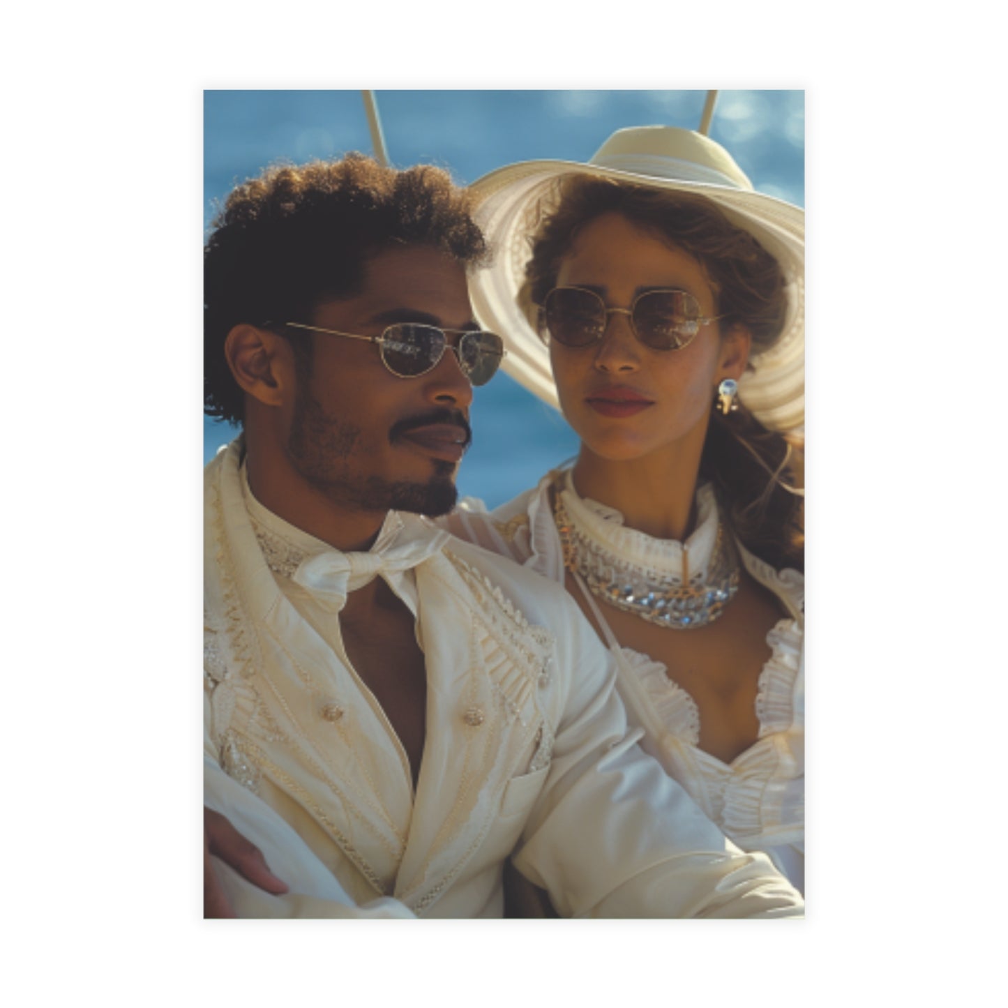 Sail & Celebrate: A Day of Elegance Yacht/Boat Party Invitation Bundles (envelopes included)