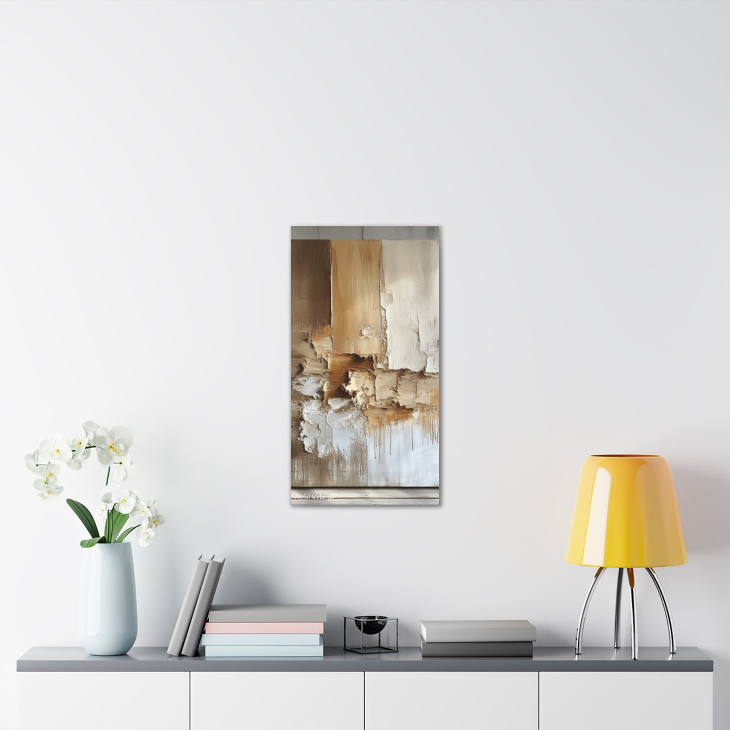 Acrylic Abstract Canvas Print - Richly Textured Artistry