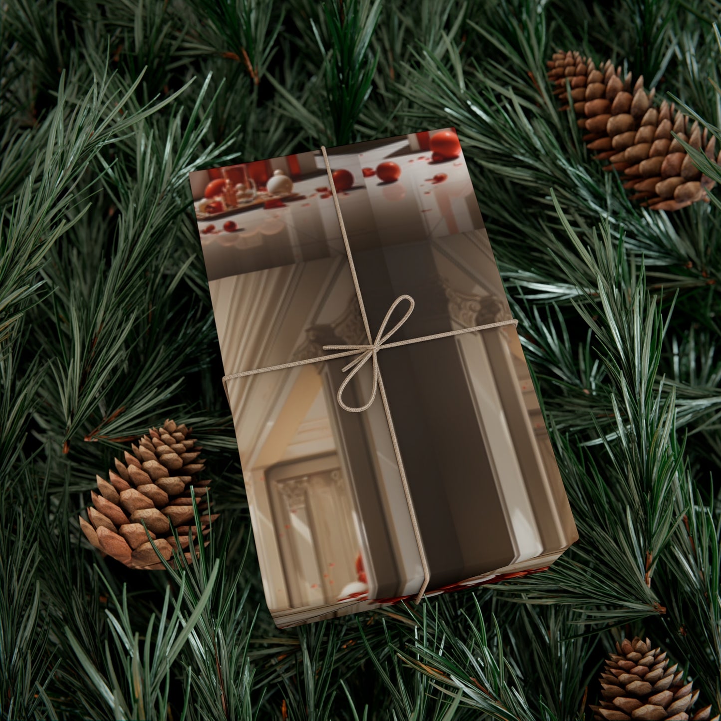 Elegant Red Holiday Wrapping Paper Collection – Elevate Your Gifts with Sophisticated Style