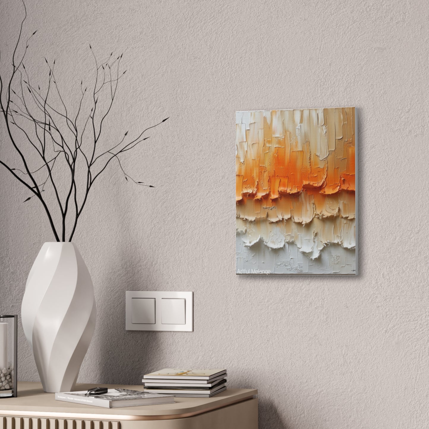 Primary Elegance: A Symphony of Sophistication Canvas Print
