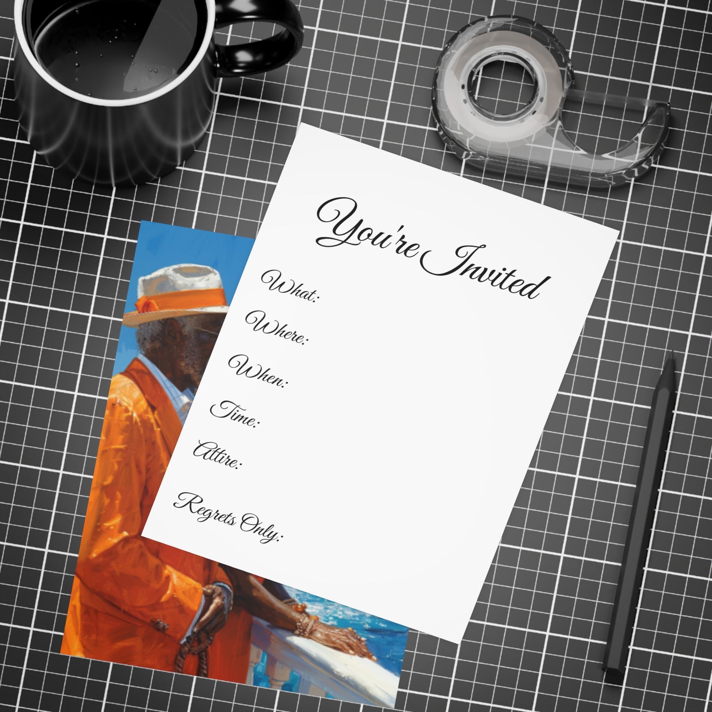 Sail & Celebrate: A Day of Elegance Yacht/Boat Party Invitation Bundles (envelopes included)