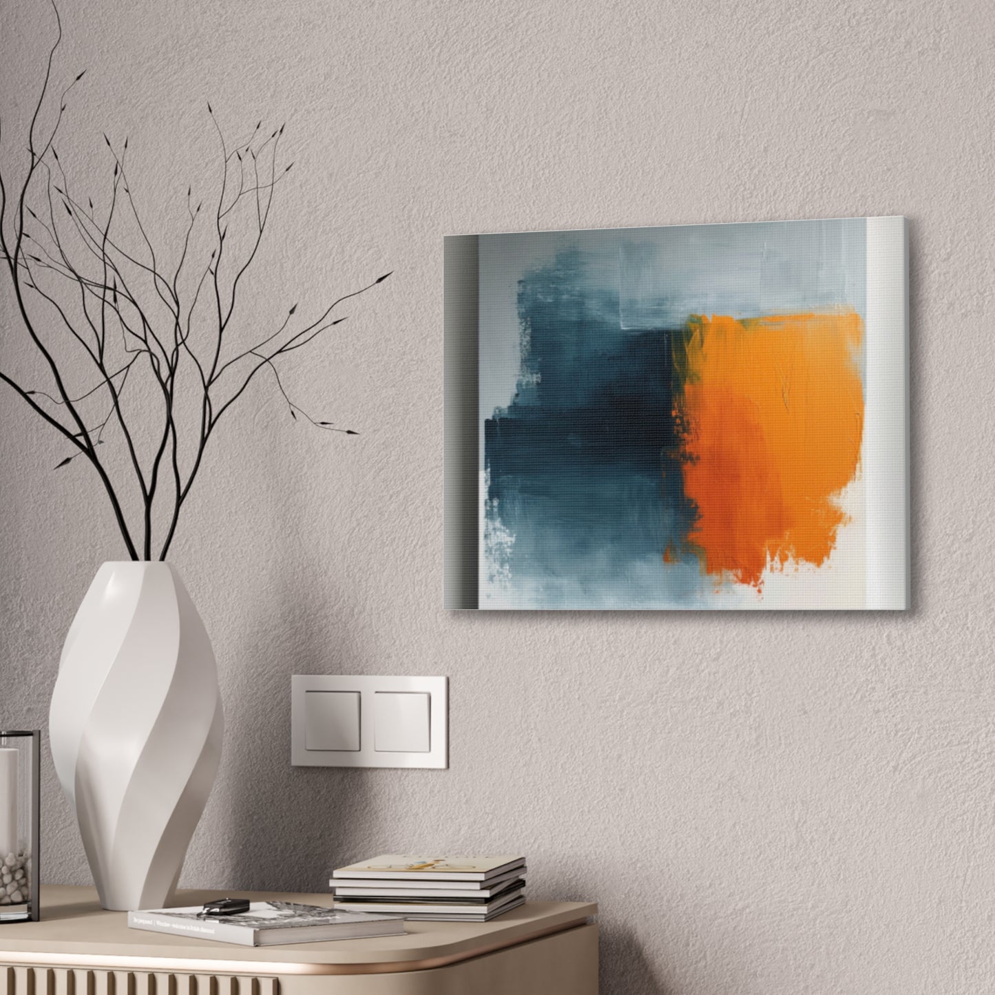 Primary Elegance: A Symphony of Sophistication Canvas Print