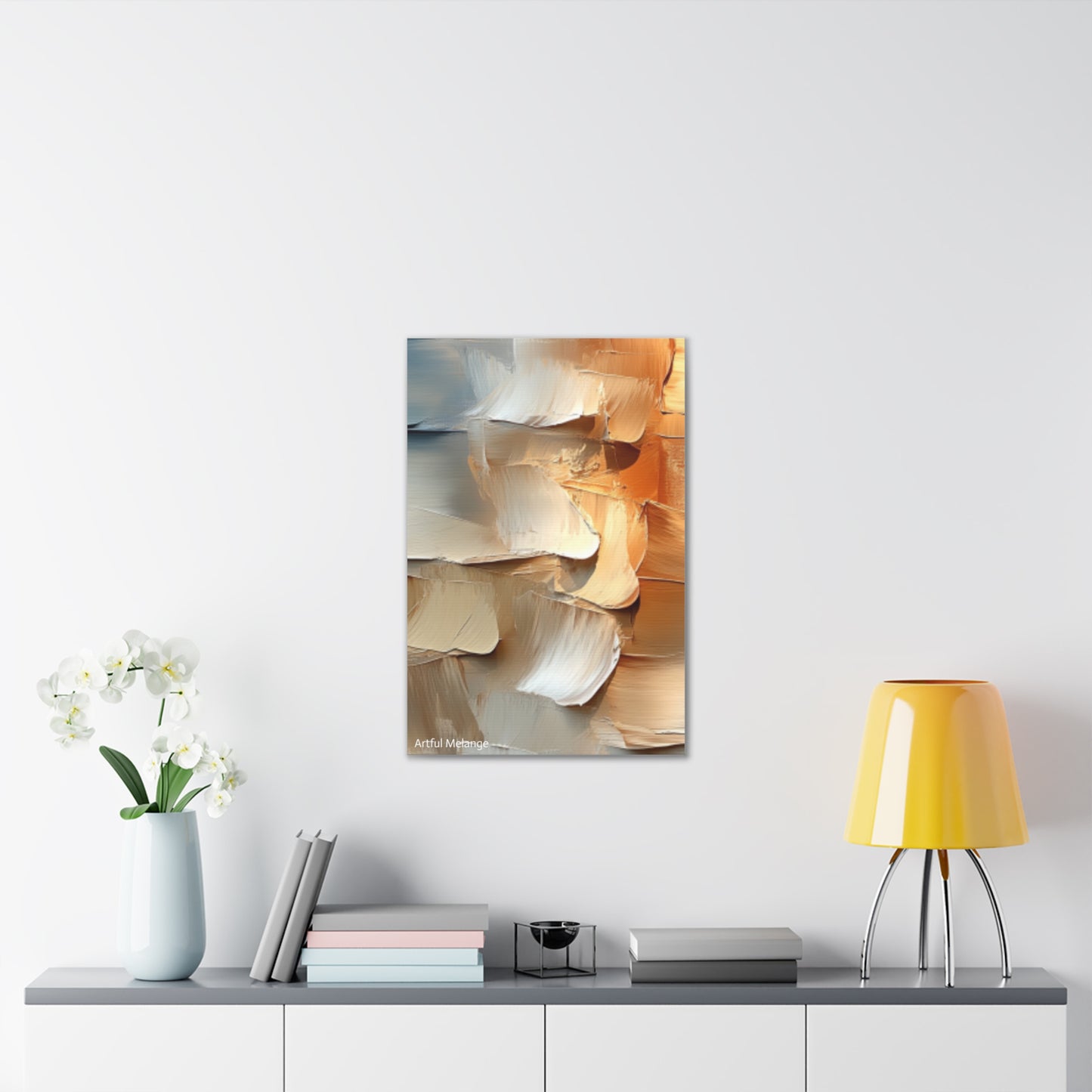 Acrylic Abstract Canvas Print - Richly Textured Artistry