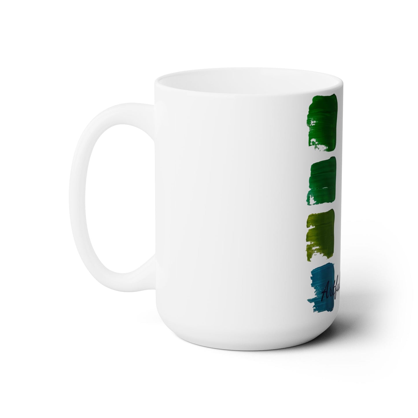 Artsy Abstract Ceramic Mug 15oz