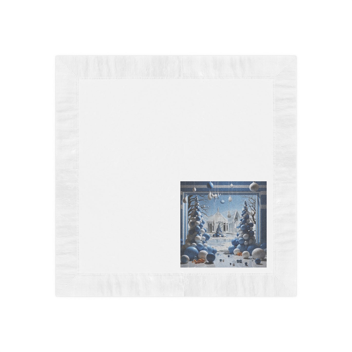 Dynamic Holiday Napkins for Sophisticated Living Spaces