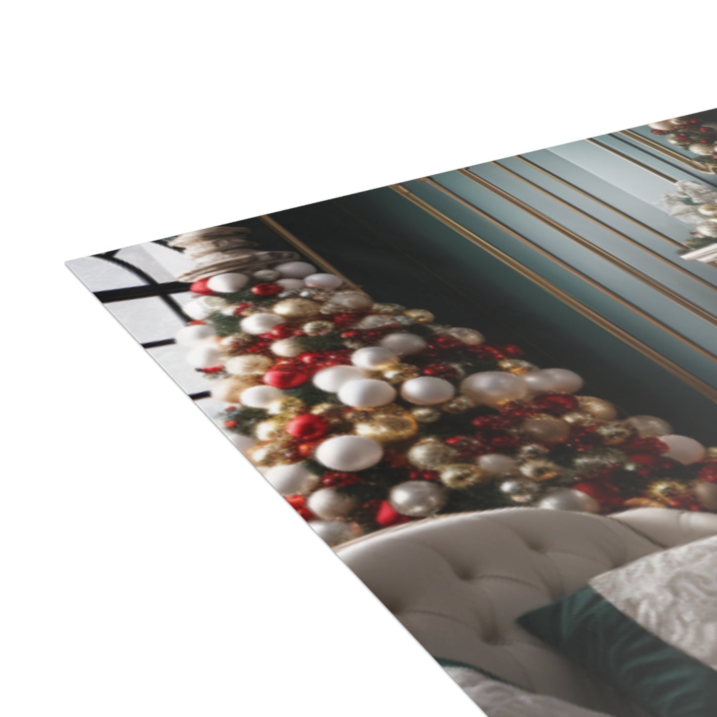 Regal Radiance: Opulent Christmas Greeting Cards