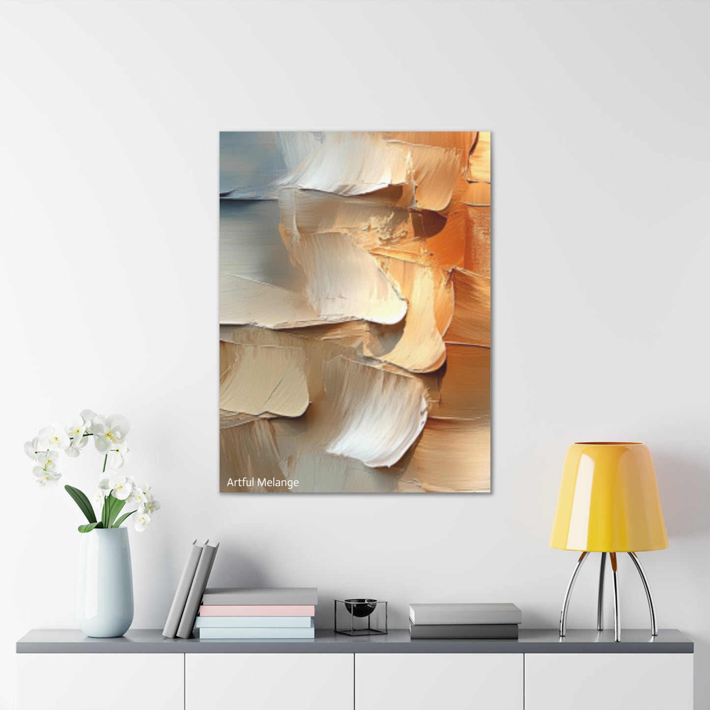Acrylic Abstract Canvas Print - Richly Textured Artistry