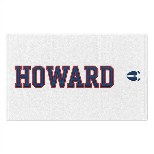 Howard University Bison Pride Rally Towel – HBCU Spirit Game Day Essential/The Mecca 11" x 18"