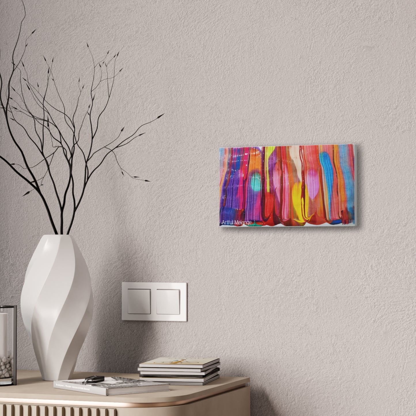 Primary Elegance: A Symphony of Sophistication Canvas Print