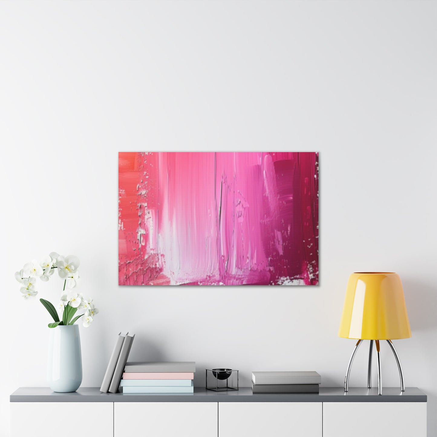 In The Pink: A Symphony of Sophistication Canvas Print