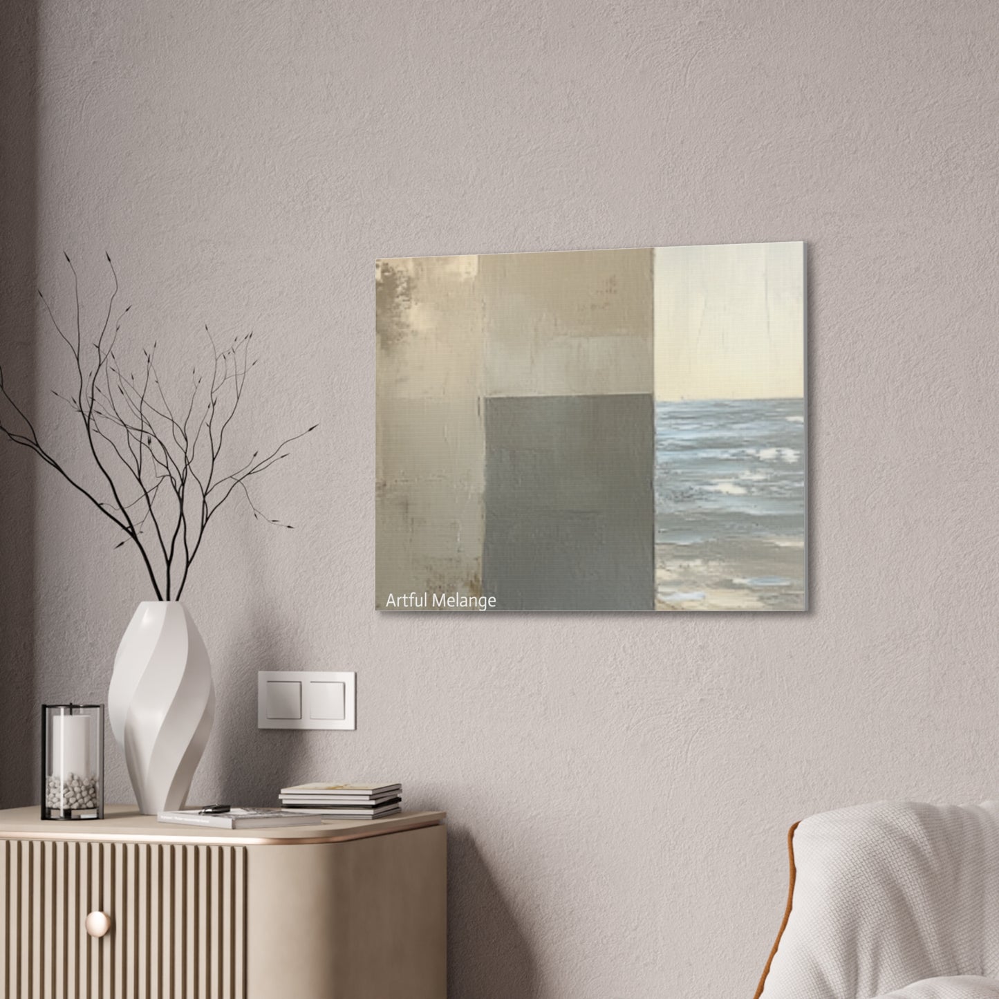 Acrylic Abstract Canvas Print - Richly Textured Artistry