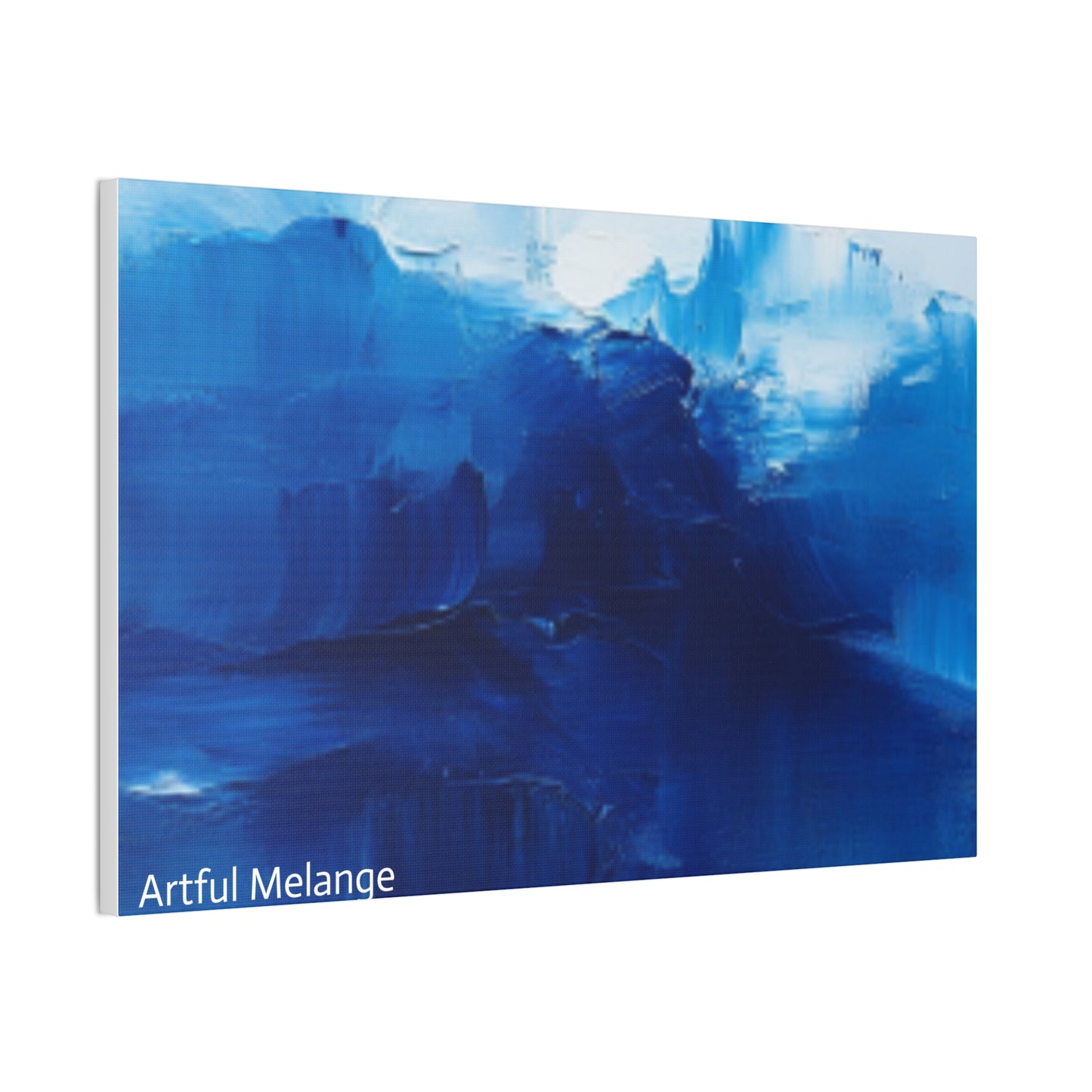 Acrylic Abstract Canvas Print - Richly Textured Artistry