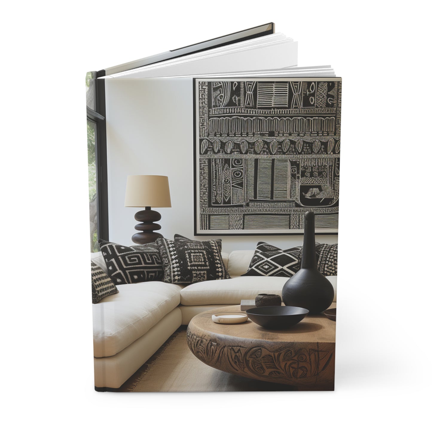 Essence of African Mud Cloth Hardcover Journal