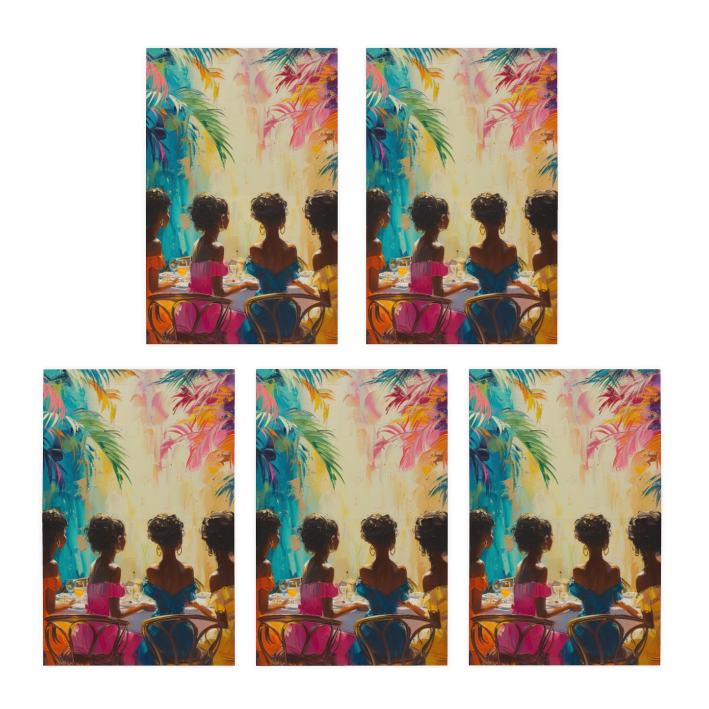 Mimosas and Melanin Note Card Set (5-Pack)