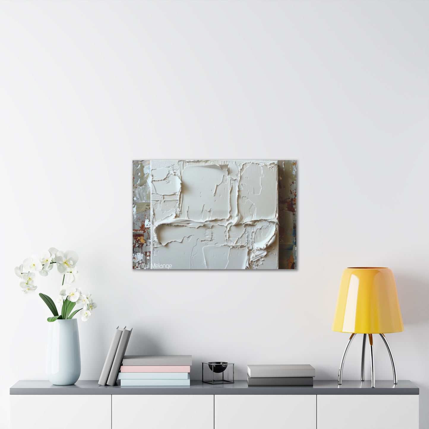 Primary Elegance: A Symphony of Sophistication Canvas Print