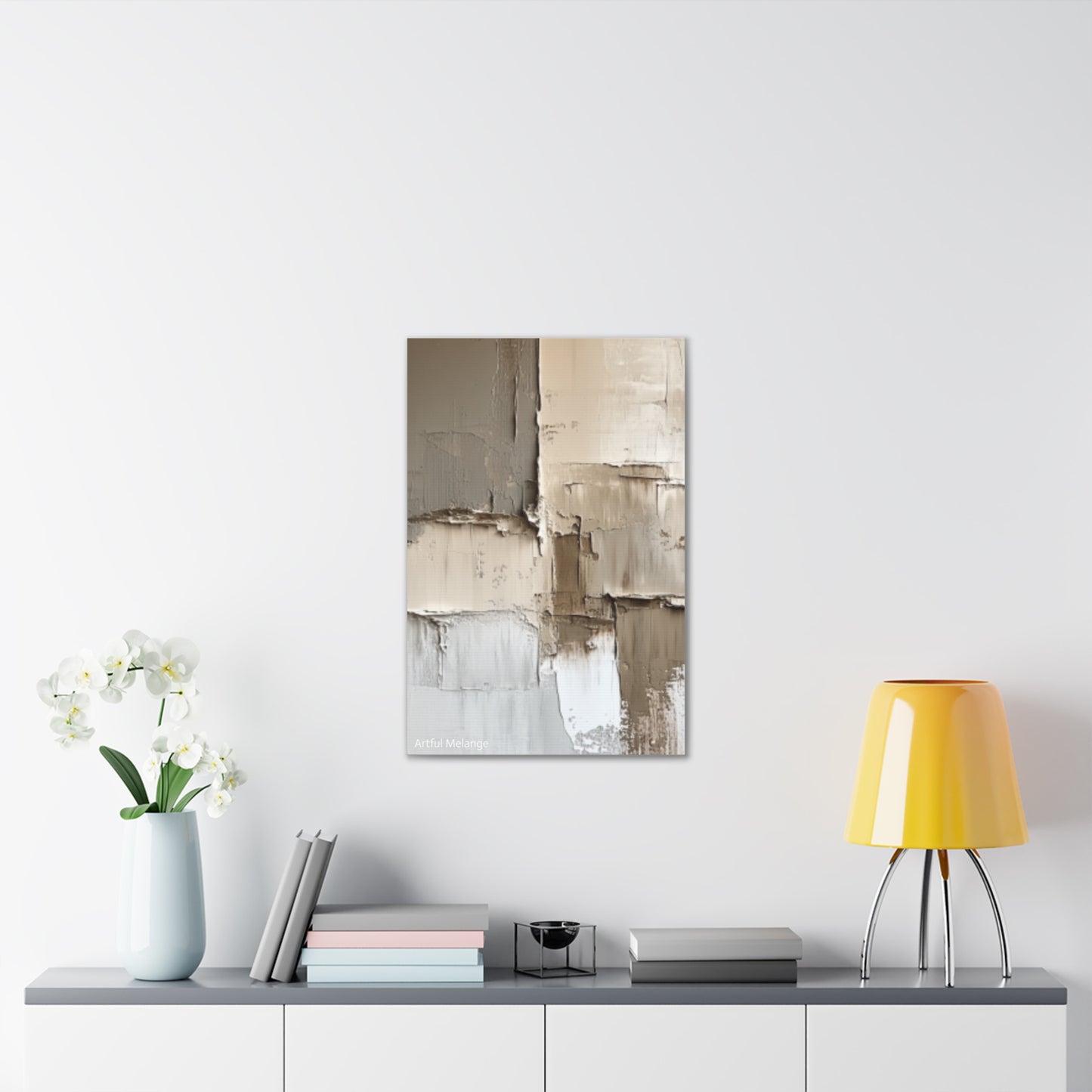 Acrylic Abstract Canvas Print - Richly Textured Artistry