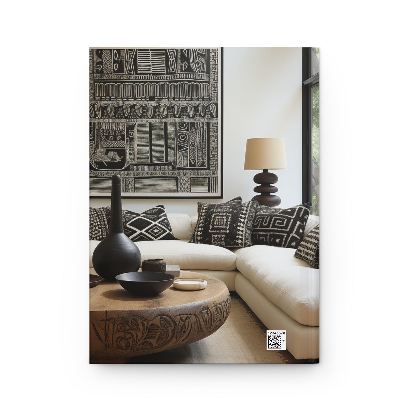 Essence of African Mud Cloth Hardcover Journal
