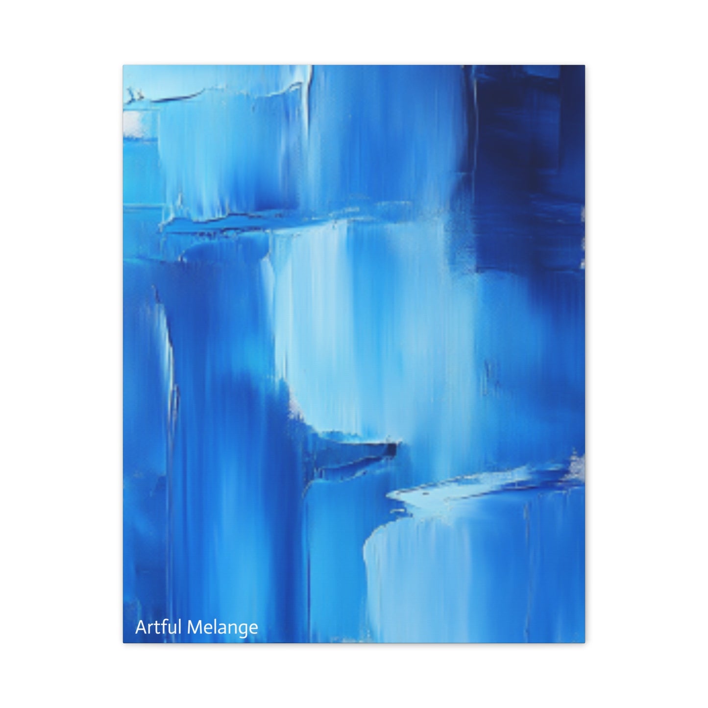Acrylic Abstract Canvas Print - Richly Textured Artistry