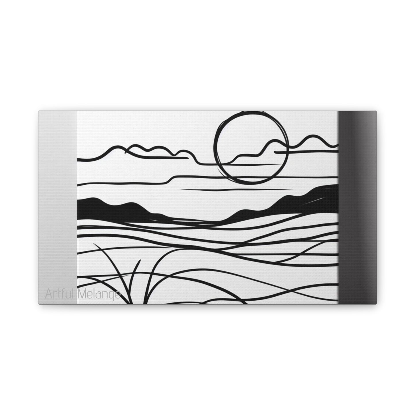 Primary Elegance: A Symphony of Sophistication Canvas Print