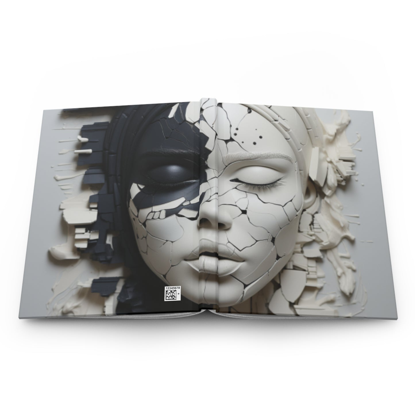 Elegance In Black: Melanated Hardcover Journal