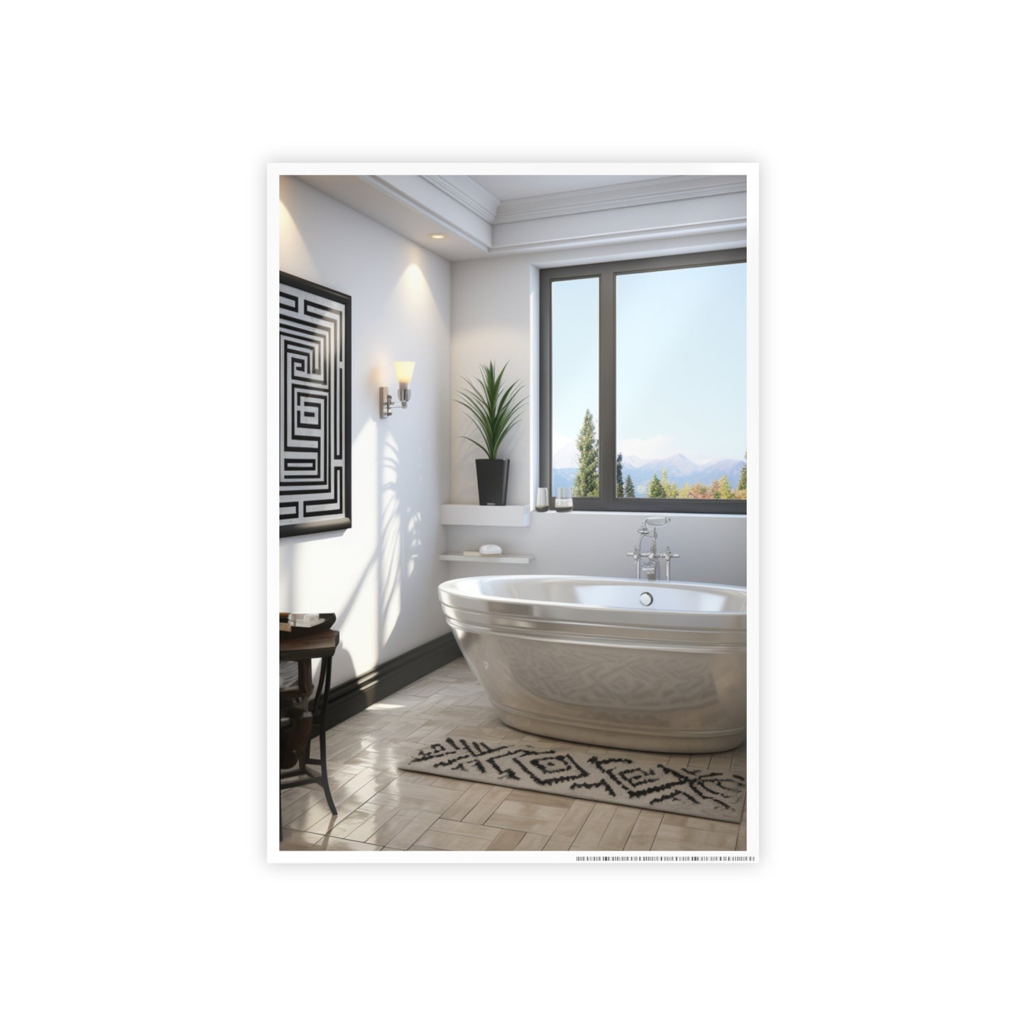 Cultural Elegance Bathscapes Poster Art