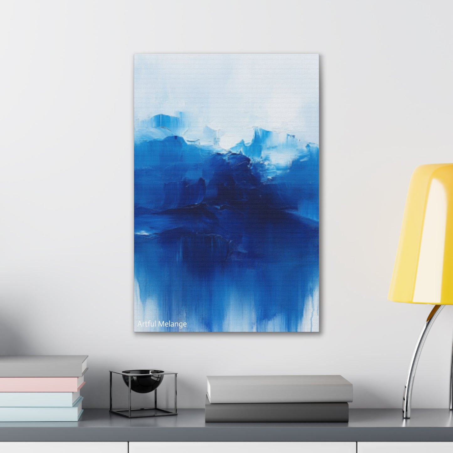 Acrylic Abstract Canvas Print - Richly Textured Artistry