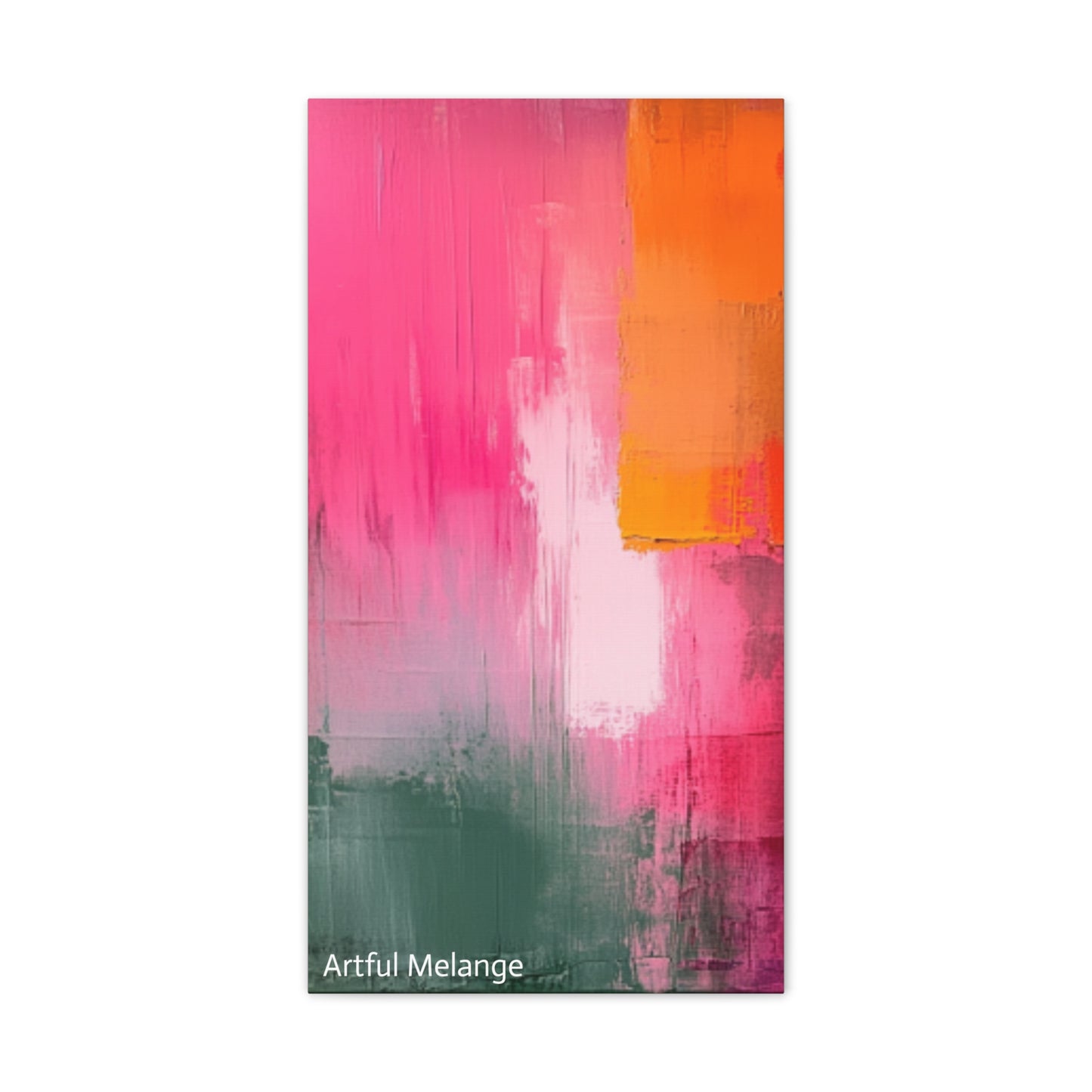 Acrylic Abstract Canvas Print - Richly Textured Artistry