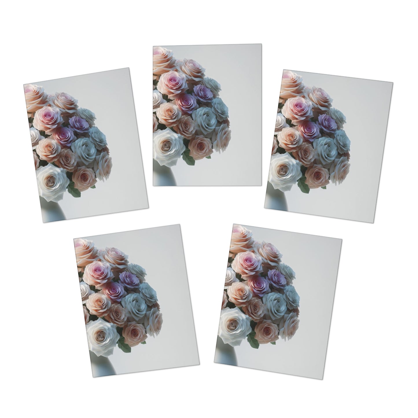 Blossoming Love Mother's Day Note Card Set(5-Pack)