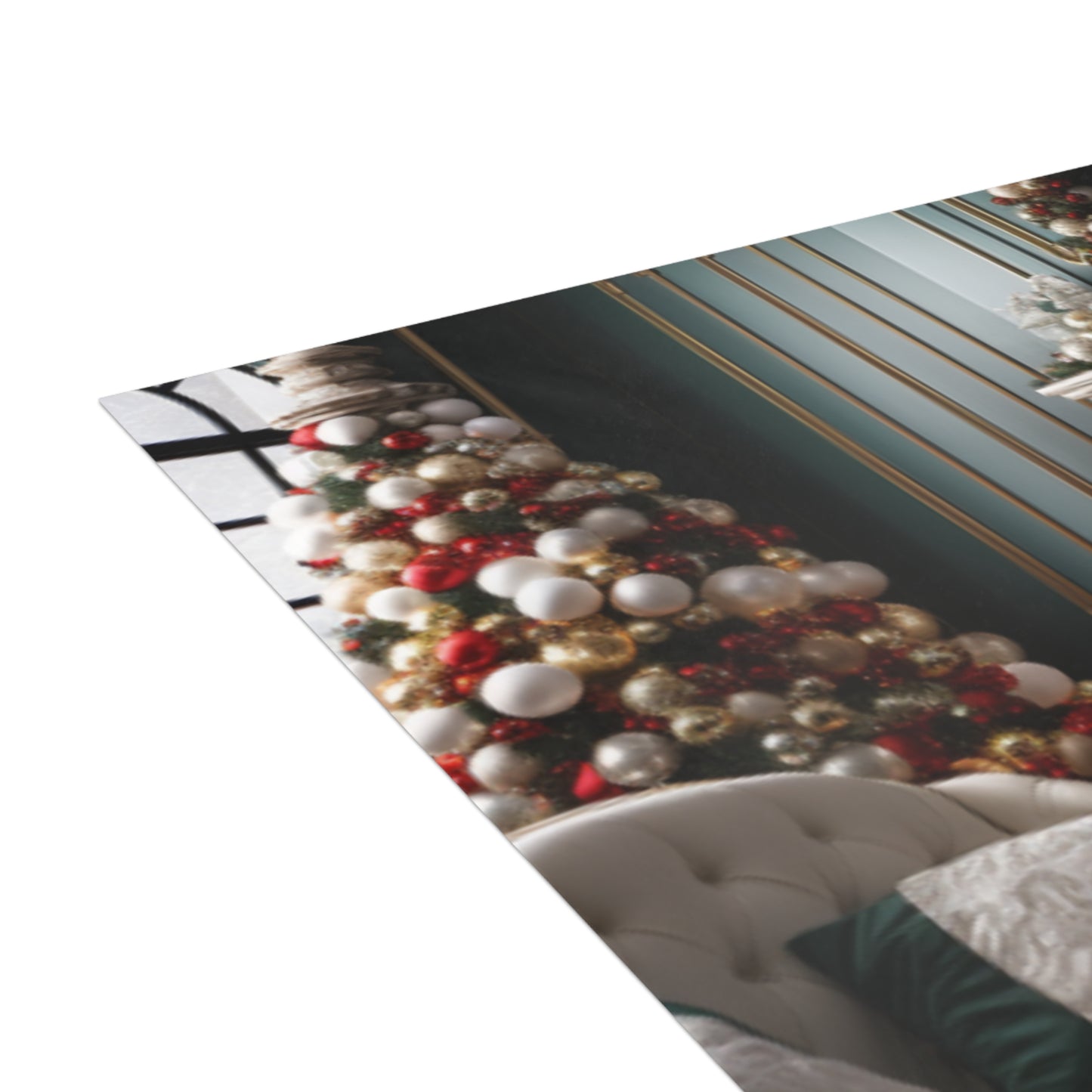 Regal Radiance: Opulent Christmas Greeting Cards