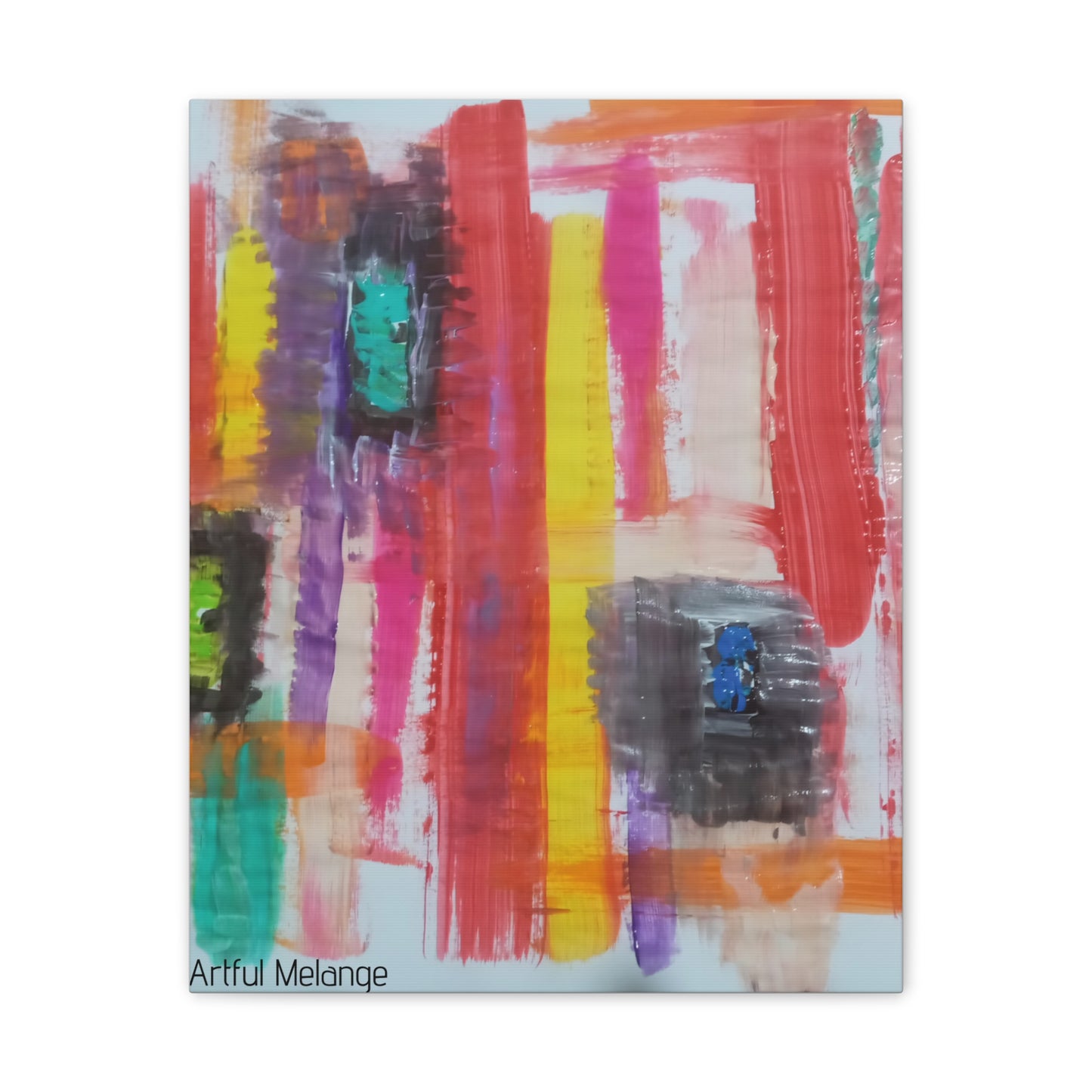 Primary Elegance: A Symphony of Sophistication Canvas Print