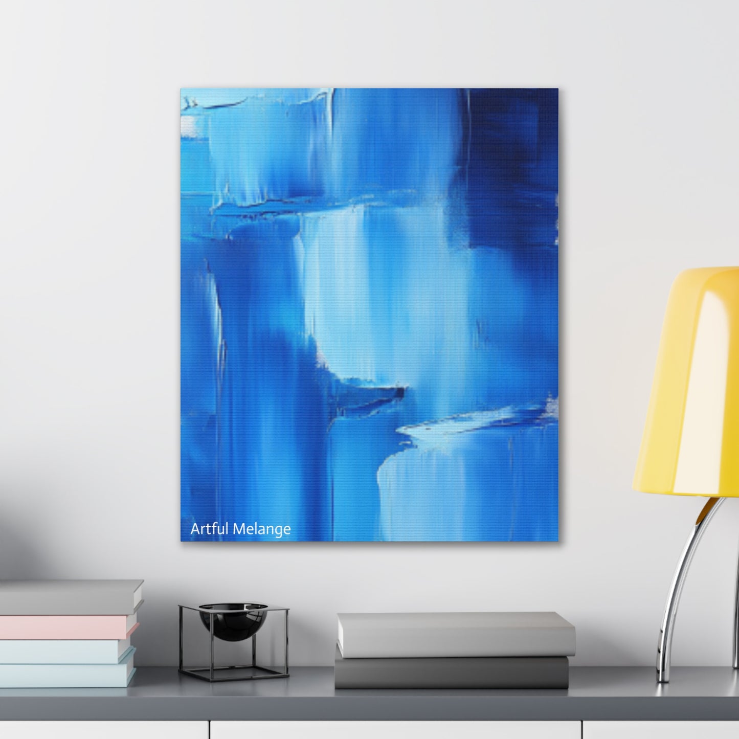 Acrylic Abstract Canvas Print - Richly Textured Artistry