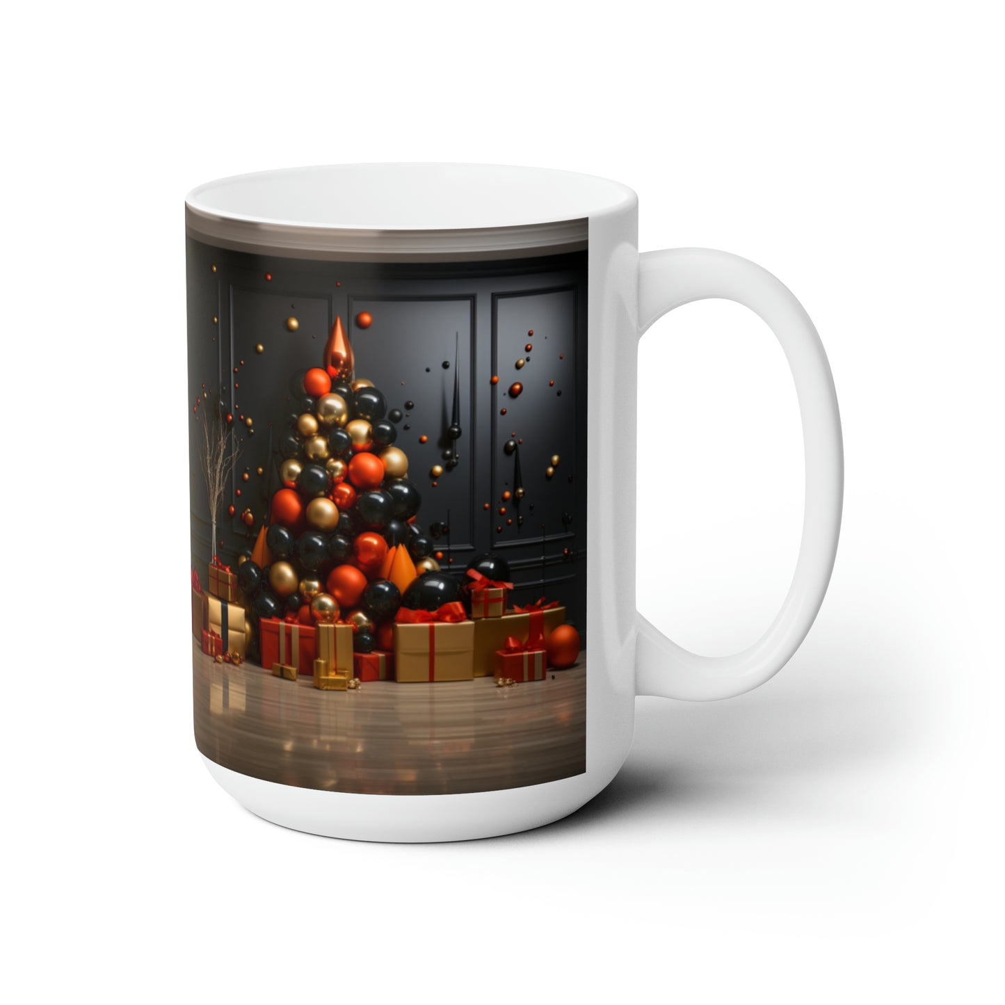 Cozy Holiday Mugs: Embrace the Season with Our Festive Living Scenes 15oz