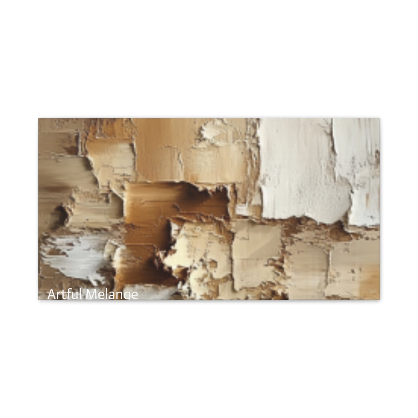 Acrylic Abstract Canvas Print - Richly Textured Artistry