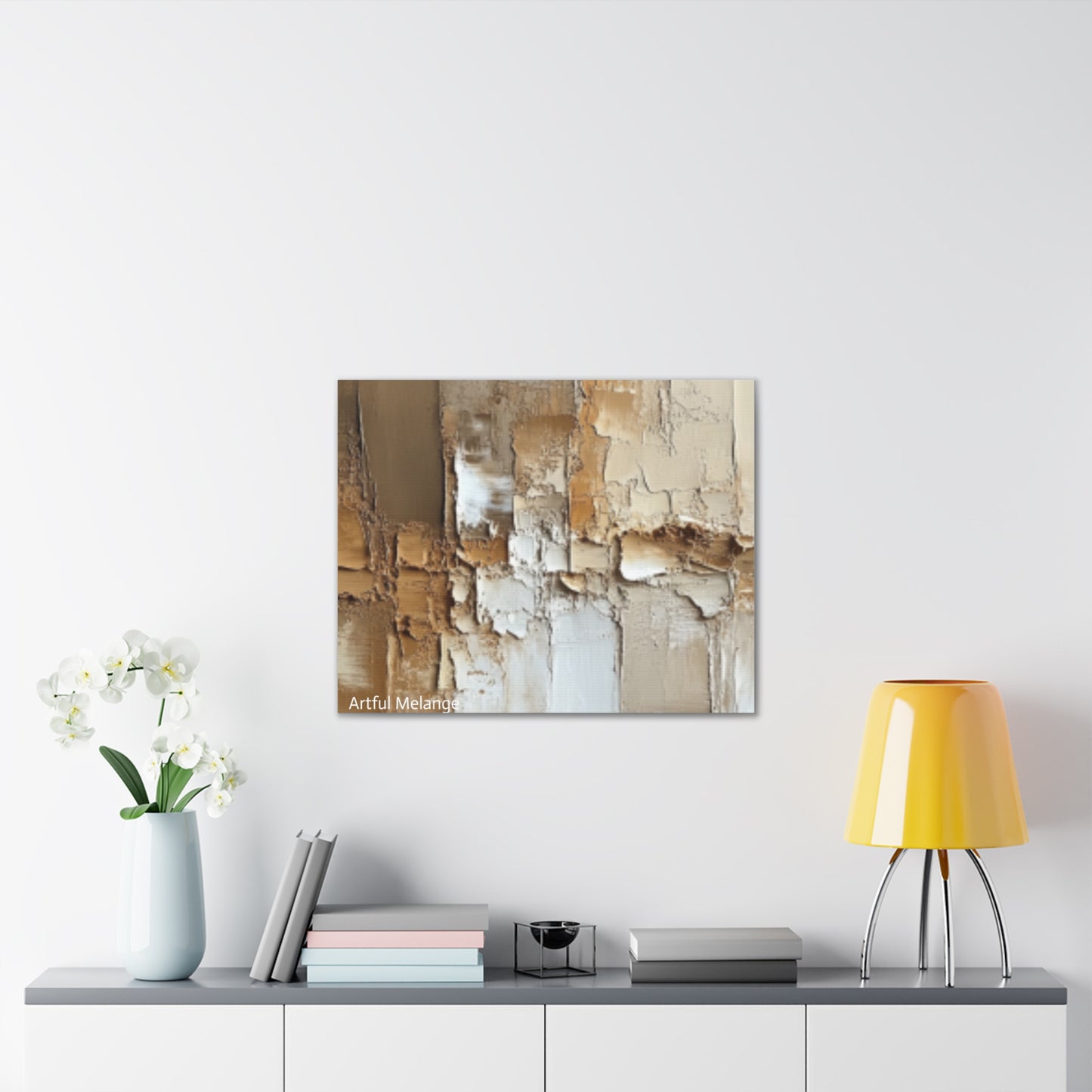 Acrylic Abstract Canvas Print - Richly Textured Artistry