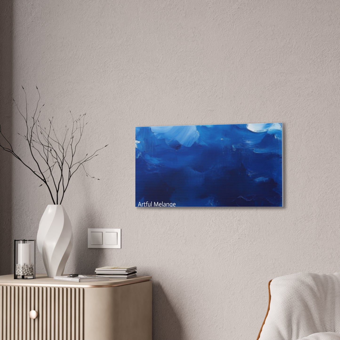 Acrylic Abstract Canvas Print - Richly Textured Artistry