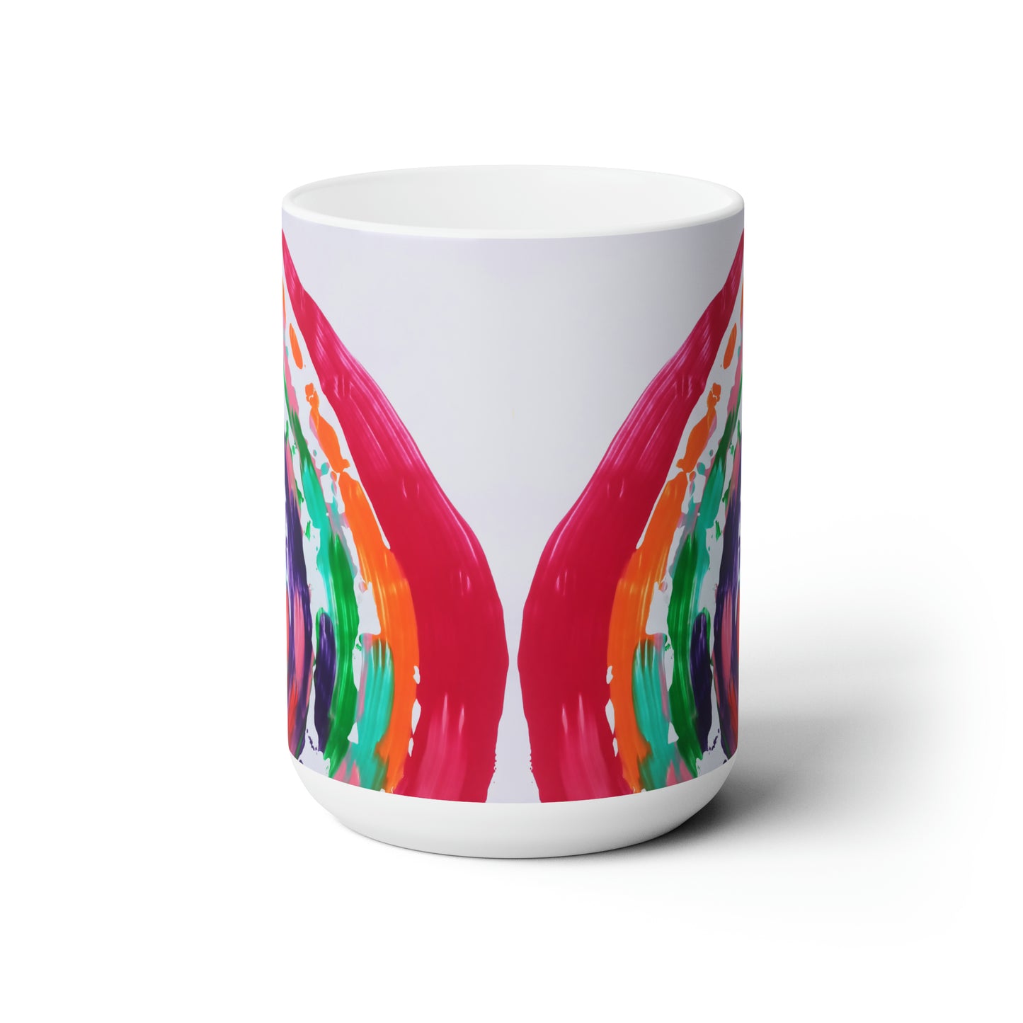 Artsy Abstract Ceramic Mug 15oz