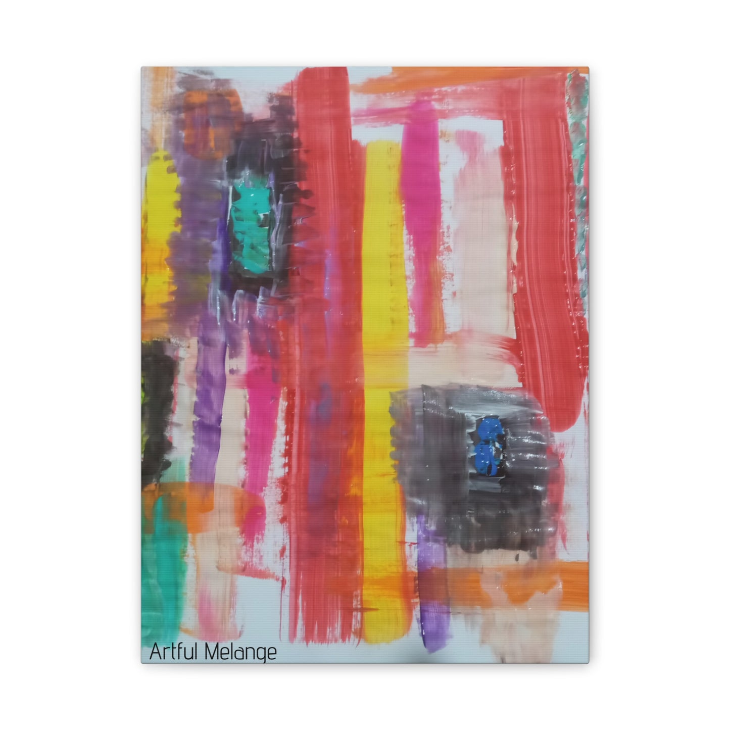 Primary Elegance: A Symphony of Sophistication Canvas Print