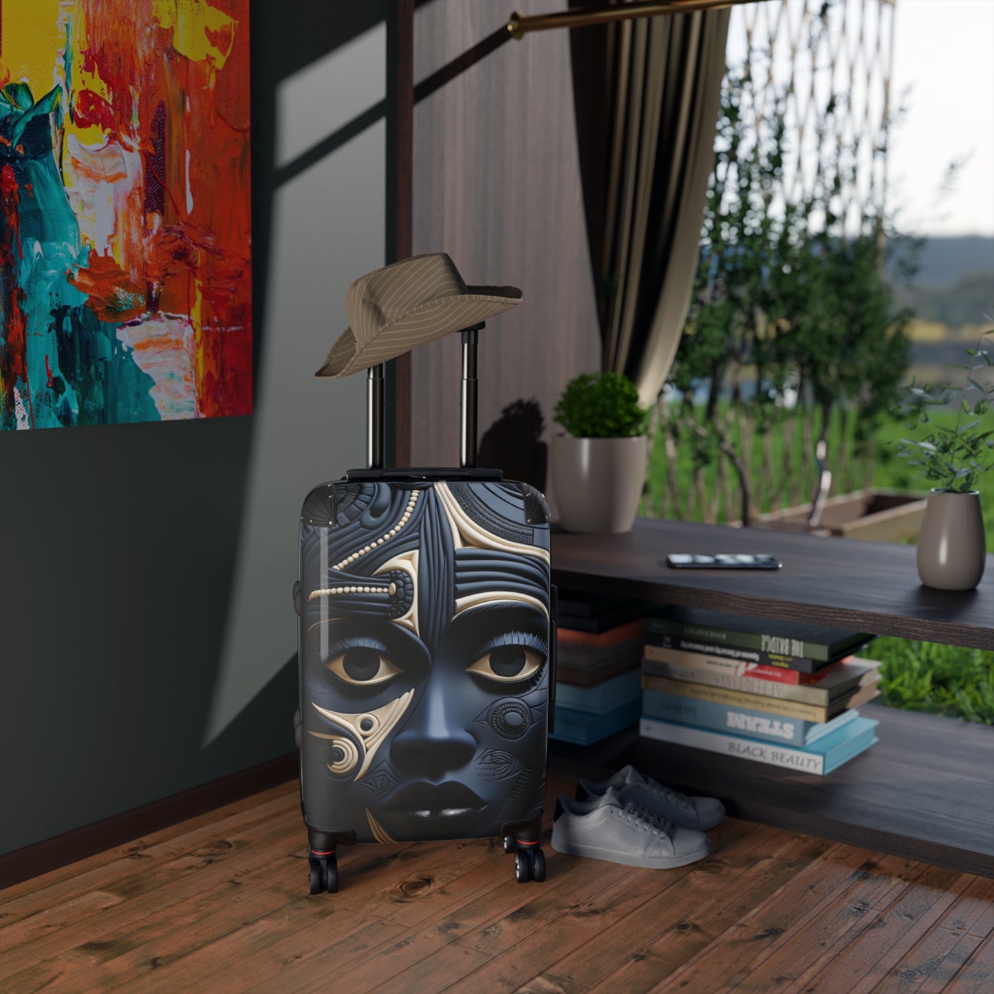 Melanated Jetsetter: Stylish Travel Luggage Pieces